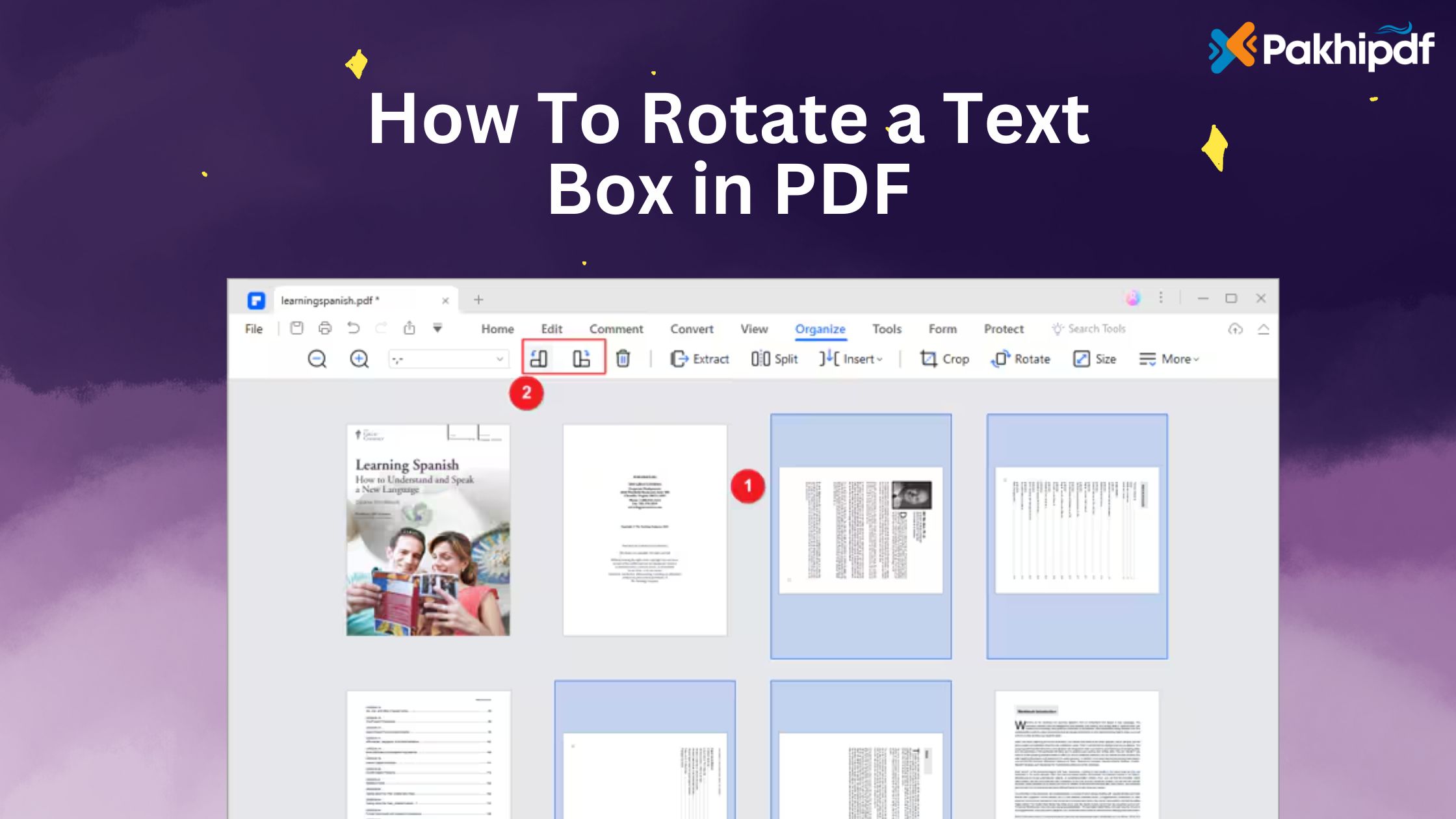 How To Rotate a Text Box in PDF